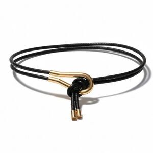 Elegant Black and Gold Knot Belt Waist 24"-28"